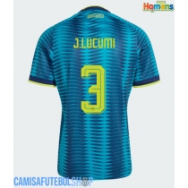 Camisa de time de futebol Colômbia Jhon Lucumi #3 Replicas 2º Equipamento Mundo 2026 Manga Curta